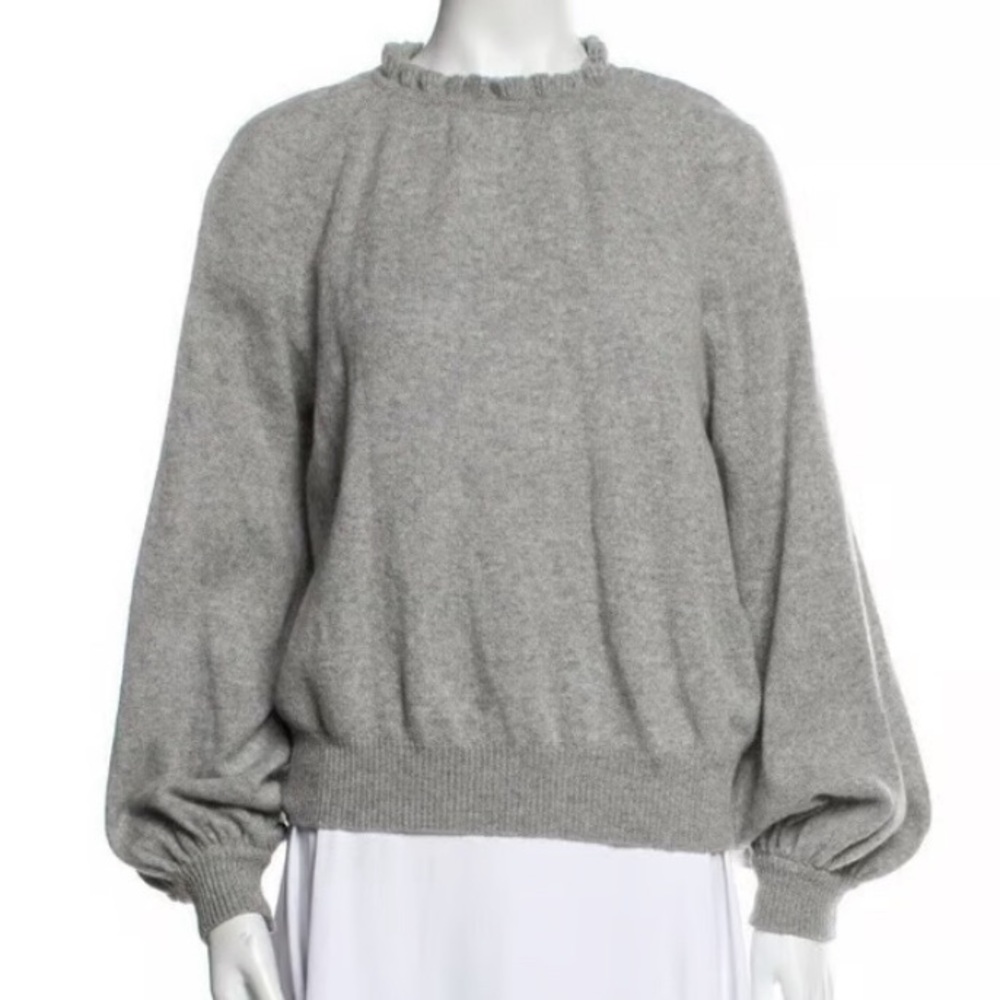 Frame 100% Cashmere Sweater Pullover XS Grey